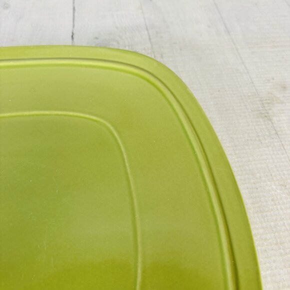 Home Trends CANOPY PEA POD Green Embossed Square Porcelain Dinner Plates Set 3 - Picture 11 of 16